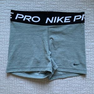 Gray Nike Pro Short - size M